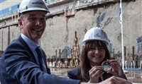 Costa promove cerimônia simbólica para novo navio Smeralda Costa promove cerimônia simbólica para novo navio Smeralda