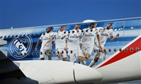 Craques do Real Madrid tematizam A380 da Emirates; fotos