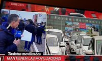 Greve de taxistas em Madri prejudica aeroporto e Fitur