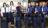 No Dia da Mulher, Latam faz voo com tripulação 100% feminina No Dia da Mulher, Latam faz voo com tripulação 100% feminina
