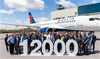 Delta recebe o Airbus de número 12 mil na história