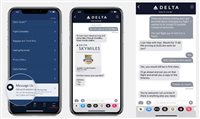 Delta investe em Apple Business Chat para assistência on-the-go