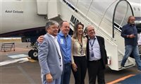 Azul realiza primeiro pouso em Cascavel (PR) com Embraer