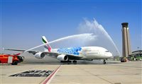Emirates inicia voo mais curto da história operado por A380