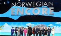 NCL batiza o novo Norwegian Encore no Porto de Miami