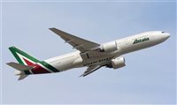 Alitalia segue operando voos de repatriação e carga