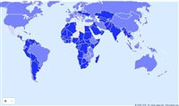 Mapa interativo mostra regras sobre a covid-19 em 220 países