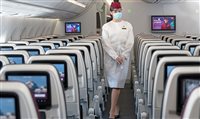 Qatar Airways reforça medidas de saúde e segurança a bordo
