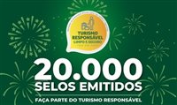 Selo Turismo Responsável, do MTur, chega à marca de 20 mil pedidos