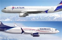 Latam Brasil e Aeromexico anunciam codeshare