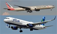 American e Jetblue avançam em aliança após revisão regulatória