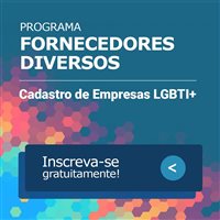 Câmara LGBT lança primeiro programa voltado a fornecedores LGBT+ Câmara LGBT lança primeiro programa voltado a fornecedores LGBT+
