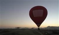 Passeio de balão é mais uma opção para turistas que chegam ao Rio