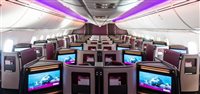 Qatar apresenta nova geração B787-9 Dreamliner com nova classe