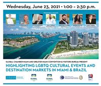 Miami e Escritório Comercial dos EUA apoiam webinar no Pride Month
