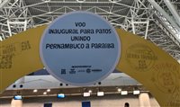 Azul realiza seu primeiro voo para Patos, no interior da Paraíba