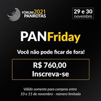 Fórum PANROTAS anuncia ingresso promocional para o PANFriday