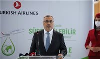 Turkish Airlines introduz combustível sustentável em seus voos