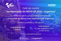 Argentina apresenta o Moto GP 2022 em Curitiba na segunda (21)