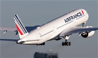 Air France reduz emissões de CO2 em dois voos comerciais
