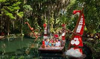 Atração do Legoland Florida Resort navega pelos canais de Cypress Gardens
