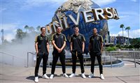 Jogadores do Juventus visitam Universal antes de clássico na Florida Cup