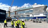 Icon of the Seas, da Royal Caribbean, recebe trade para visita; fotos