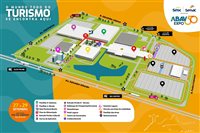 Veja o mapa da 50ª Abav Expo no Riocentro