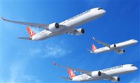 Turkish Airlines expandirá frota com pedido de 355 aeronaves à Airbus