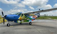 Azul Conecta adesiva aeronave em homenagem ao Pantanal; fotos