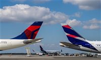 Passageiros Latam-Delta crescem 43% nos voos entre Brasil e EUA no 1T24 Passageiros Latam-Delta crescem 43% nos voos entre Brasil e EUA no 1T24