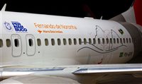 Gol retoma operações em Noronha e apresenta nova aeronave do Gol retoma operações em Noronha e apresenta nova aeronave do