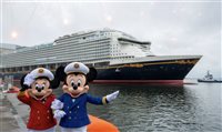 Disney Adventure, novo navio da Disney Cruise Line, toca na água pela primeira vez Disney Adventure, novo navio da Disney Cruise Line, toca na água pela primeira vez