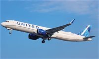 United Airlines realizará primeiro voo comercial com Starlink nesta quarta-feira (15) United Airlines realizará primeiro voo comercial com Starlink nesta quarta-feira (15)