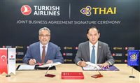 Turkish Airlines e Thai Airways assinam acordo de joint business Turkish Airlines e Thai Airways assinam acordo de joint business