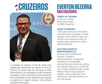 Everton Bezerra (MSC) é eleito melhor promotor de Cruzeiros do Rio de Janeiro Everton Bezerra (MSC) é eleito melhor promotor de Cruzeiros do Rio de Janeiro