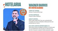 Wagner Barros (Ritz Hotéis Alagoas) vence como Melhor Promotor da Hotelaria - São Paulo Wagner Barros (Ritz Hotéis Alagoas) vence como Melhor Promotor da Hotelaria - São Paulo
