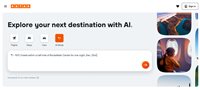 Kayak lança nova função que usa inteligência artificial para planejar viagens Kayak lança nova função que usa inteligência artificial para planejar viagens