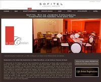 Sofitel Rio de Janeiro lança website gastronômico