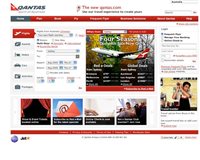 Qantas Airways reformula todo website