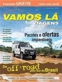 Off-road, intercâmbio e NYC na nova revista Vamos Lá