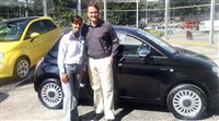 Diretor da Mobility testa o Fiat 500 na Hertz