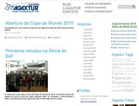 Agaxtur cria blog sobre a Copa da África do Sul