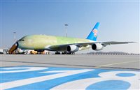 A380 da China Southern Airlines faz voo inaugural