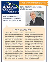 Abav/Feira das Américas estreia coluna semanal no JP