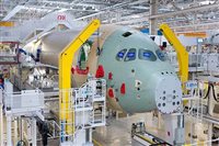 Airbus inicia montagem final do 1° A350 XWB