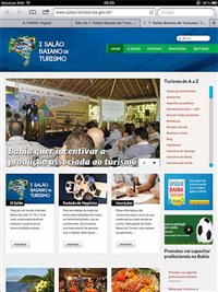 Site do 1º Salão Baiano de Turismo está no ar