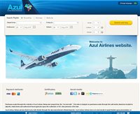Azul tem site em inglês e aceita cartões estrangeiros