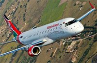 Kenya Airways recebe novo jato Embraer 190