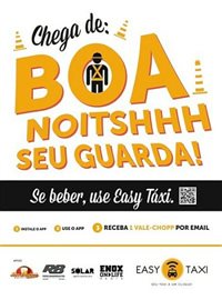 Bares dão chope cortesia para quem pedir táxi